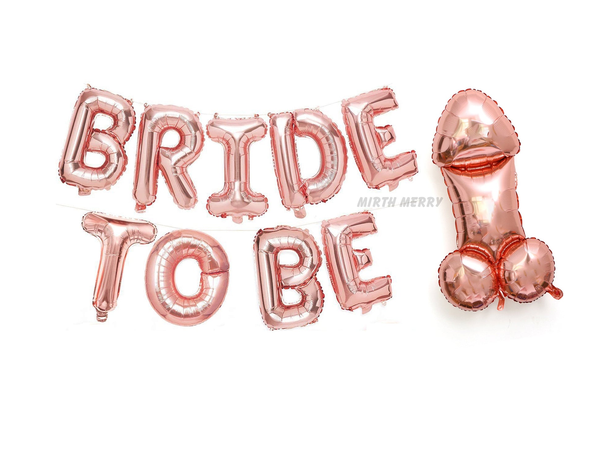 Rose Gold Bride To Be & Diamond Ring Balloons Set | Hens Party Decoration, Bachelorette Party, Engagement Favors, Wedding Bridal Shower Gift