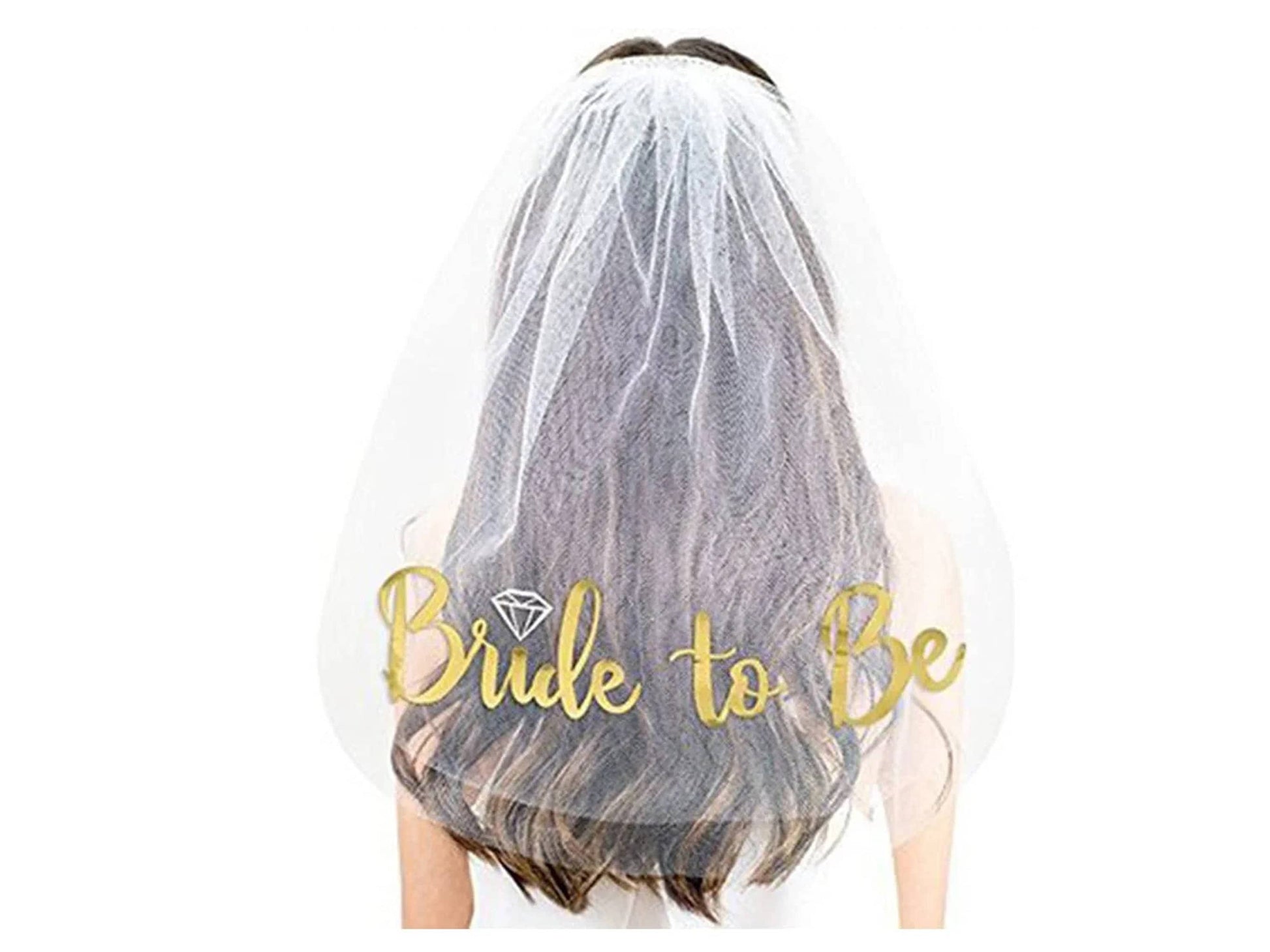 Hen Party Veil, Bride To Be Veil with Lettering- Bachelorette Party Decorations, Bride To Be Gift, Bridal Shower, Bridal Shower Party Favor