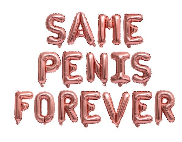 Same Penis Forever Balloon Set | Hens Party Decoration, Bachelorette Party, Engagement Favors, Wedding Bridal Shower Gift