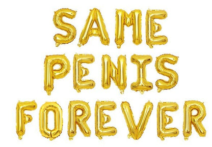 Same Penis Forever Balloon Set | Hens Party Decoration, Bachelorette Party, Engagement Favors, Wedding Bridal Shower Gift