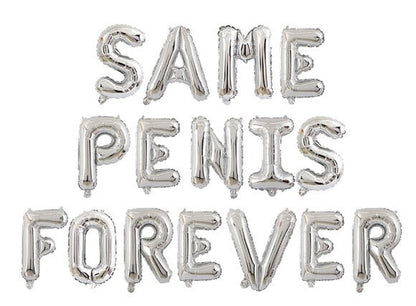 Same Penis Forever Balloon Set | Hens Party Decoration, Bachelorette Party, Engagement Favors, Wedding Bridal Shower Gift