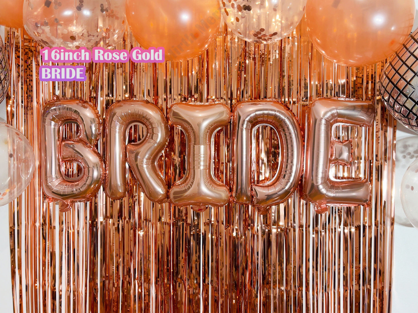 Rose Gold Bride To Be Diamond Ring and Penis Balloons Set | Hens Party Decoration, Bachelorette Party, Bridal Shower Decor Photo Backdrop