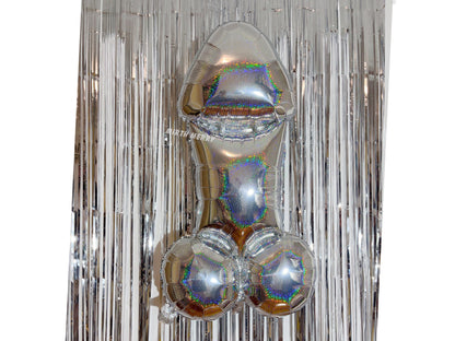 Penis Balloon | 40 inch Iridescent Penis | Bachelorette Party | Same Penis Forever| Hen Party | Bride to Be Bridal Shower, Last Disco