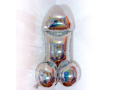 Penis Balloon | 40 inch Iridescent Penis | Bachelorette Party | Same Penis Forever| Hen Party | Bride to Be Bridal Shower, Last Disco