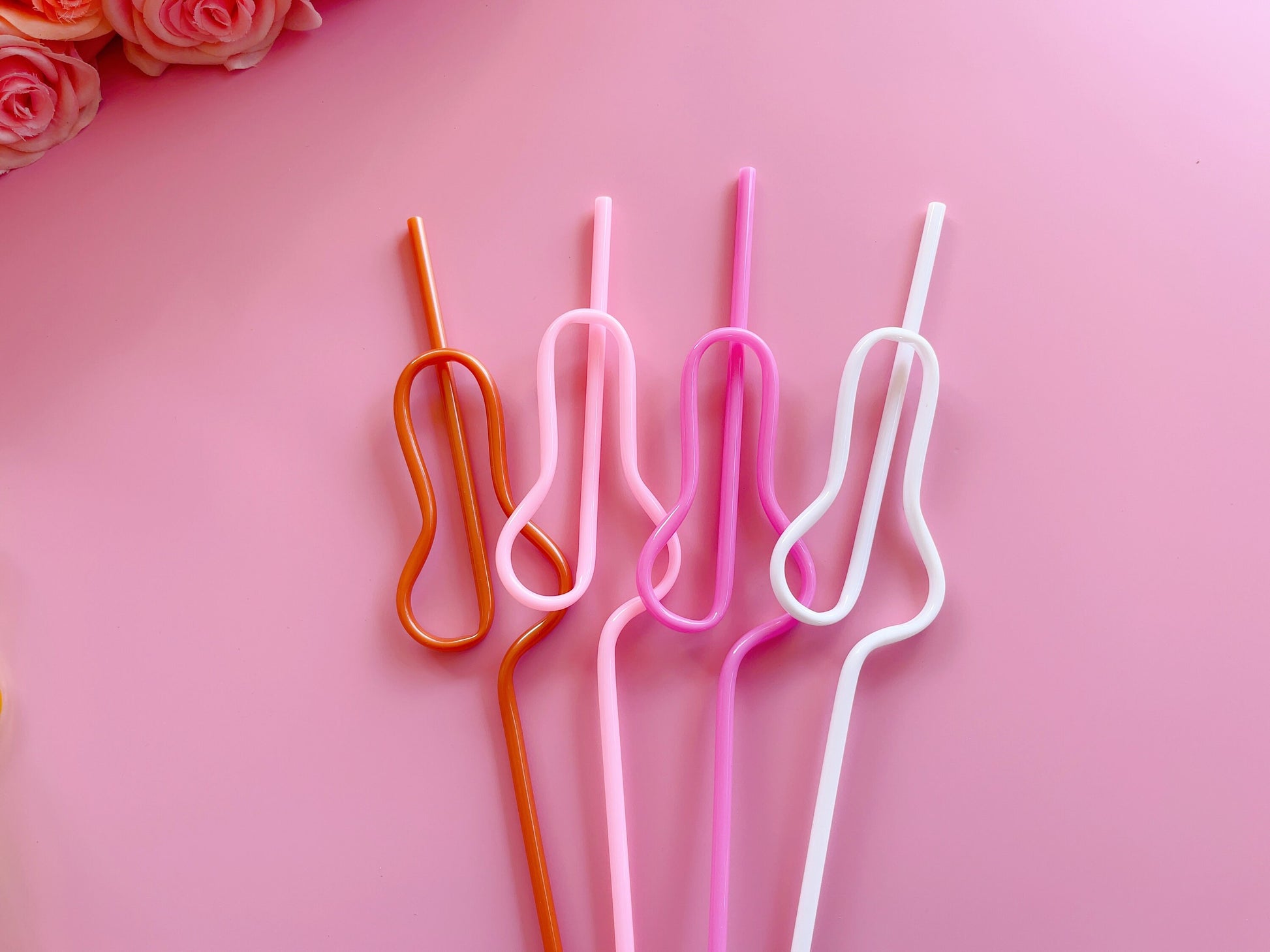 Pick Your Colours Swirly Willy Straw | Bachelorette Party Decorations | Bride To Be Bridal Shower | Hen Party Supplies Penis