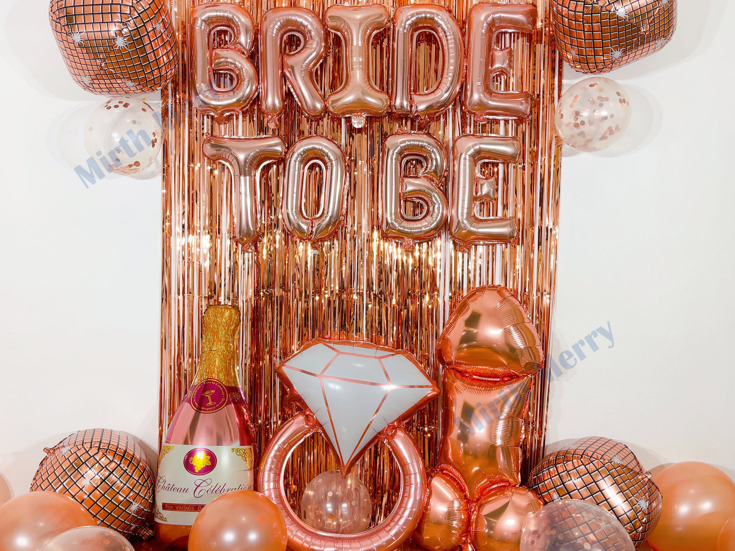 Penis Balloon | 40 inch Iridescent Penis, Rose Gold Penis | Bachelorette Party | Same Penis Forever| Hen Party | Bride to Be Bridal Shower