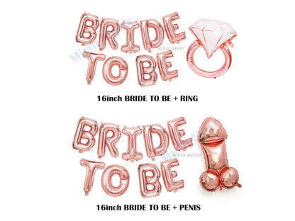 Penis Balloon | 40 inch Iridescent Penis, Rose Gold Penis | Bachelorette Party | Same Penis Forever| Hen Party | Bride to Be Bridal Shower