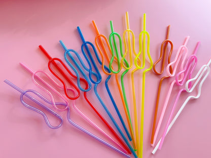 Pick Your Colours Swirly Willy Straw | Bachelorette Party Decorations | Bride To Be Bridal Shower | Hen Party Supplies Penis