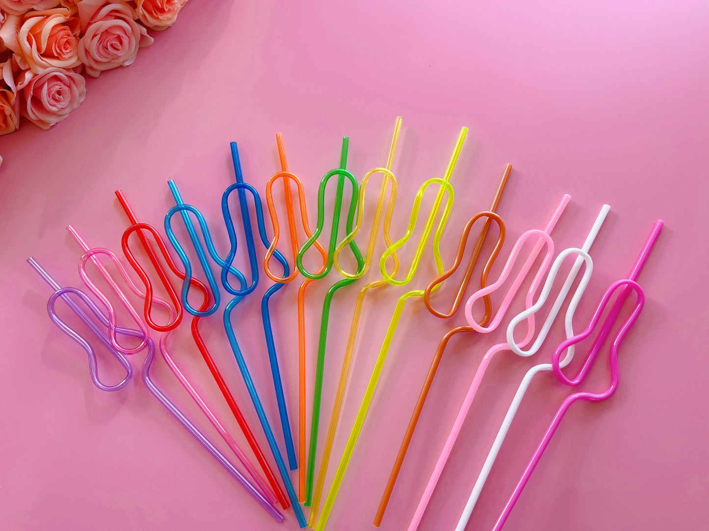 Pick Your Colours Swirly Willy Straw | Bachelorette Party Decorations | Bride To Be Bridal Shower | Hen Party Supplies Penis